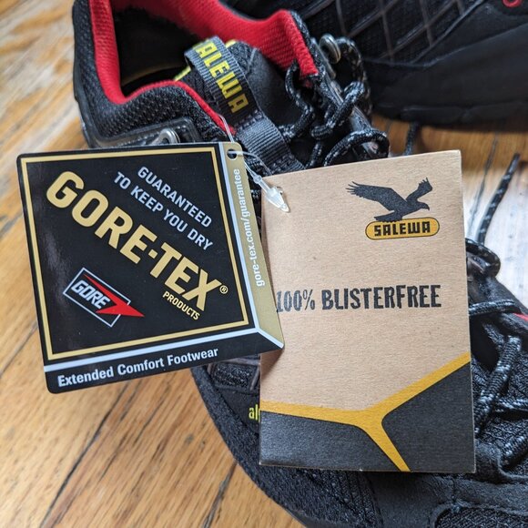 Salewa MS Firetail GTX Approach Shoe- Black and Yellow -  Size 10 US - Picture 9 of 14